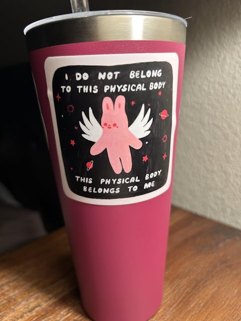 This Body Belongs To Me Sticker