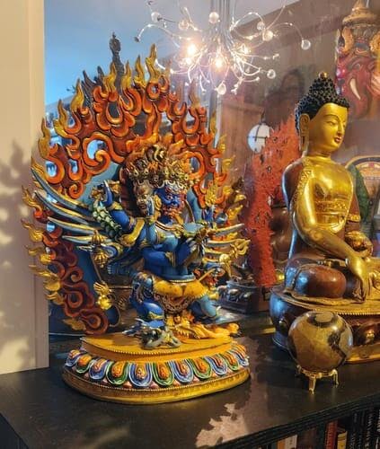Large Guru Padmasambhava Statue | Tibetan Buddhist Artwork