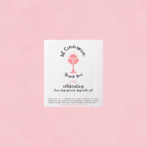 1st COMMUNION FAVOR ~ [pink or blue]