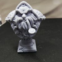 Nano warlock busto resina alta qualità miniatura