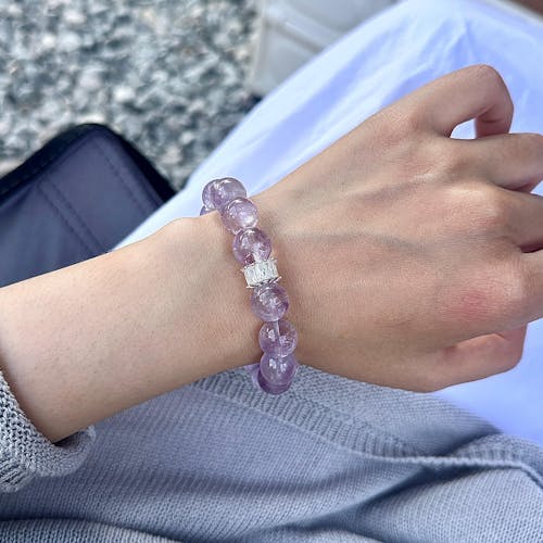 藤の調べ｜パープルルチルクォーツブレスレット