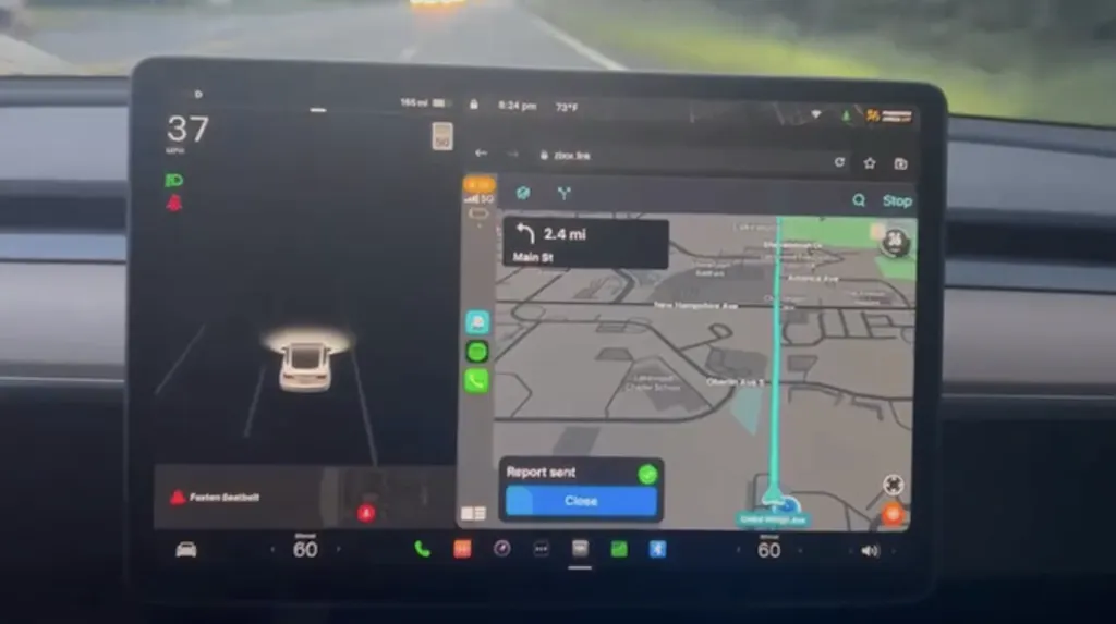 Teslahubs™ Space Box - CarPlay for Y, 3, S, X, Cybertruck, Juniper customer photo