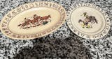 Texas Crazy | Westward Ho Dishes Rodeo Pattern 4 PC Dinnerware Sets