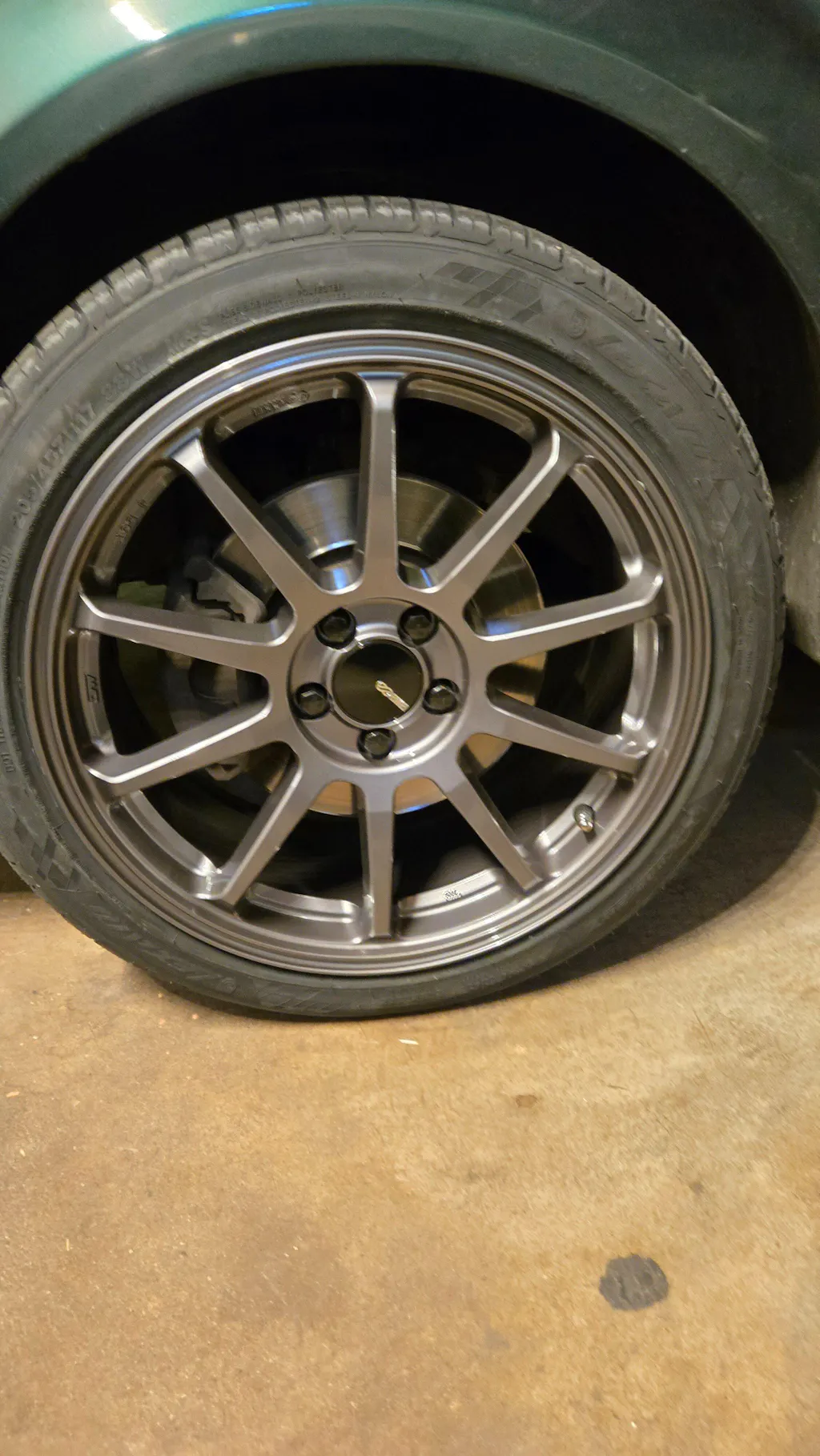 Enkei PX-10  17x7.5 +45 Gunmetal