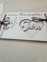 Geldgeschenk kleiner Wunscherfüller personalisiert