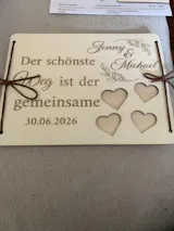 Hochzeitsgeschenk personalisiert