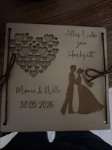 Geldgeschenk zur Hochzeit personalisiert
