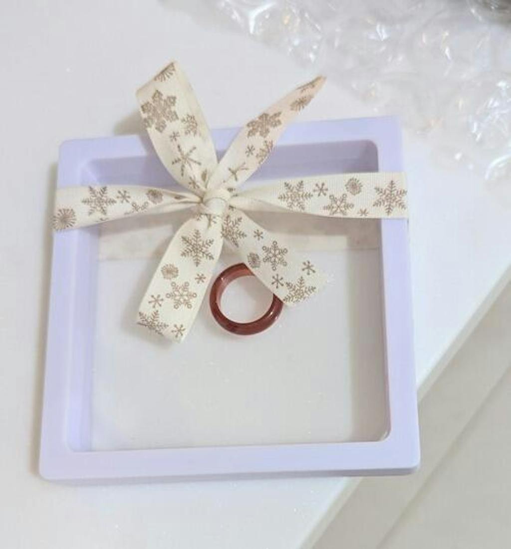 R12 深紅瑪瑙介指戒指 Dark Red Agate Ring (可配925銀頸鏈項鏈)