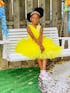 Emily Yellow Party Dress