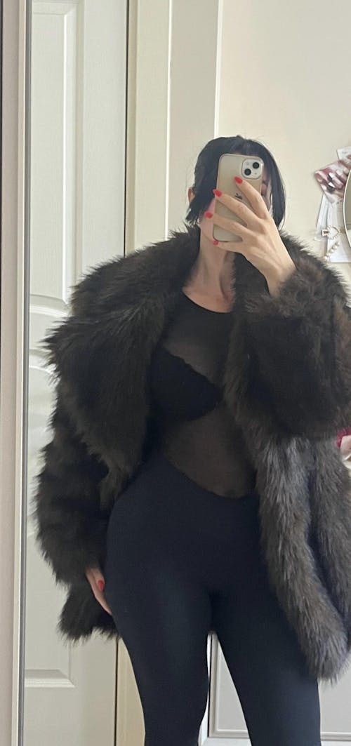 Off Sport Transparan Bluz - Kahverengi