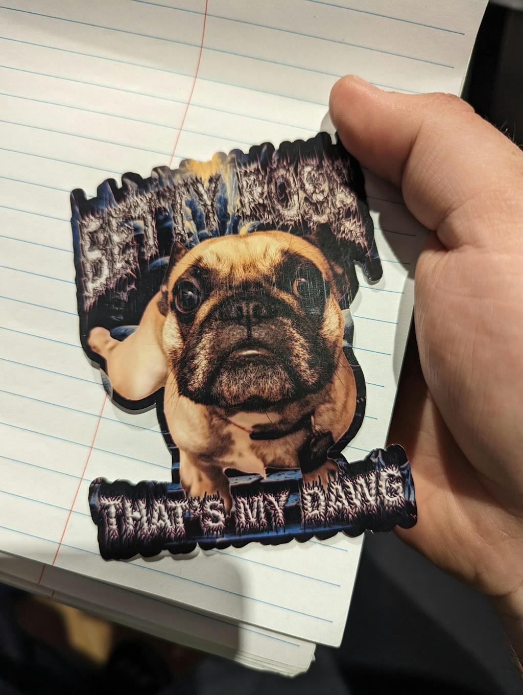 Custom "Horrorcore" Stickers – Upload Any Pet, Friend, or Other Favorite Picture