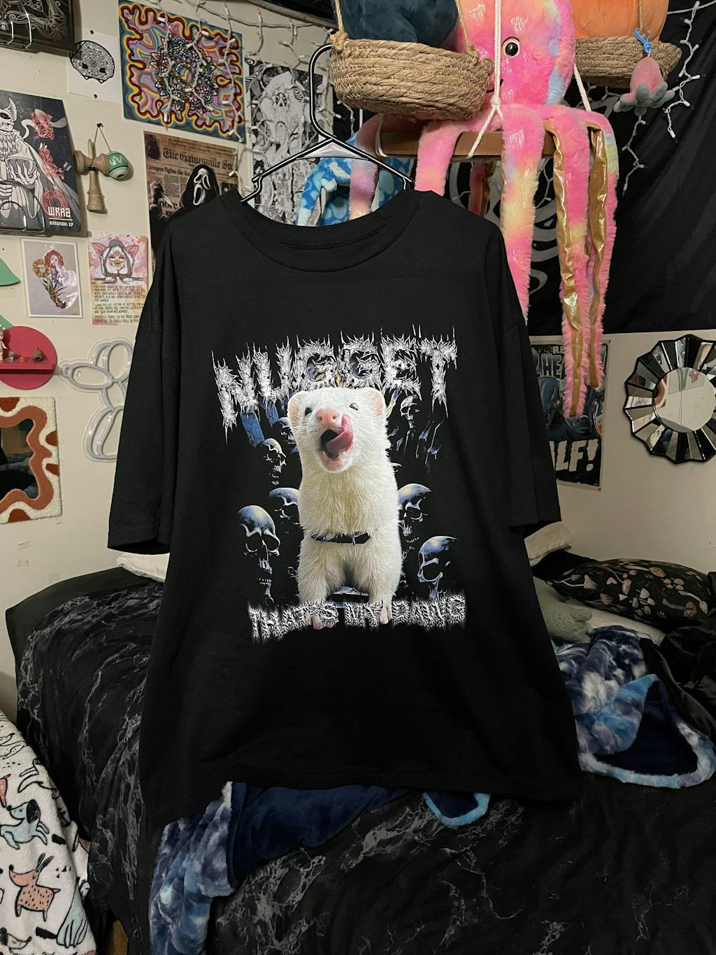 Custom Horrorcore T-Shirt – Upload Any Pet, Friend, or Other Favorite Picture