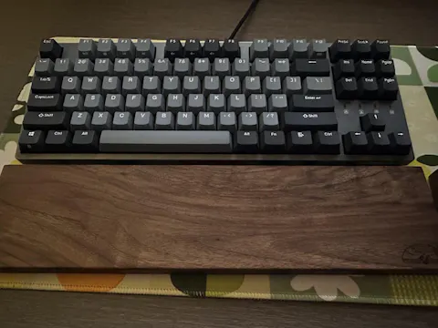 Black Walnut Hardwood Keyboard Wrist Rest