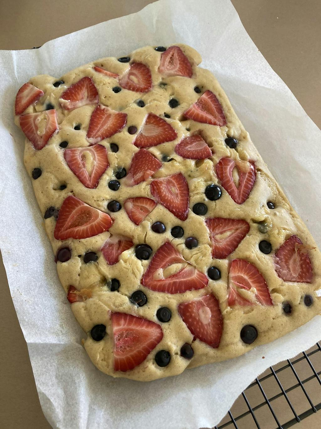 Real Nourish Pancake Tray Bake No flipping. You choose your flavou