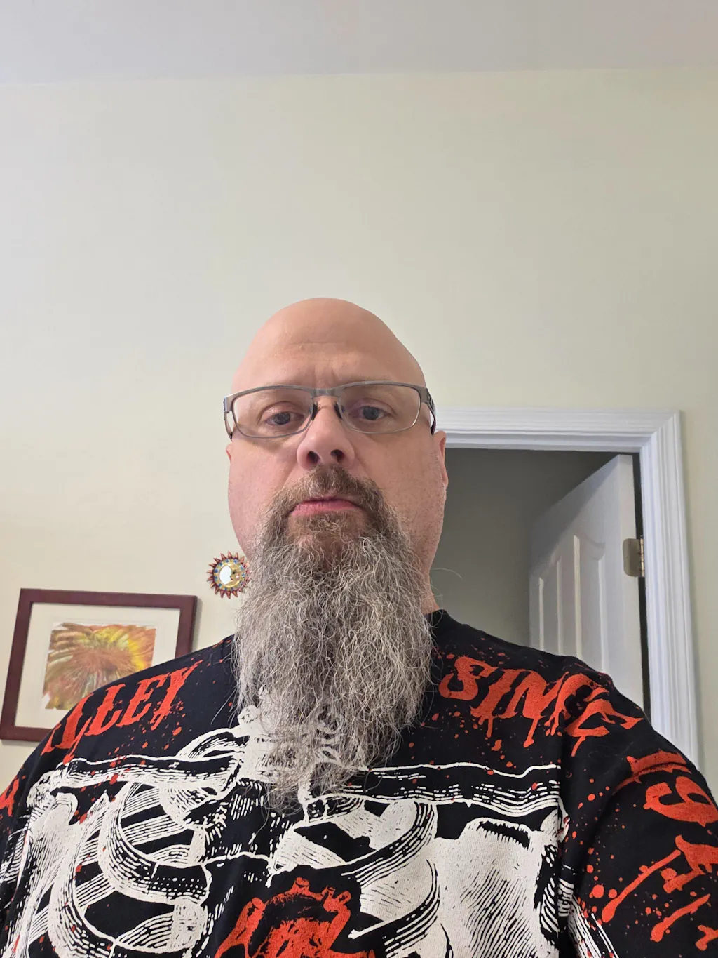 Monster Print Rib and Heart Tshirt