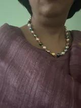Small Shell Pearl Necklace Set