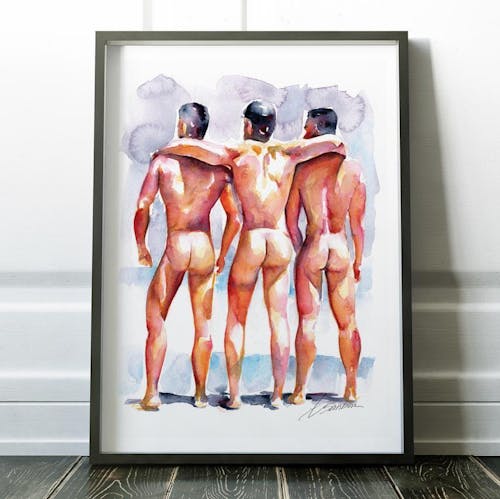 Beachside Brotherhood – Art Print