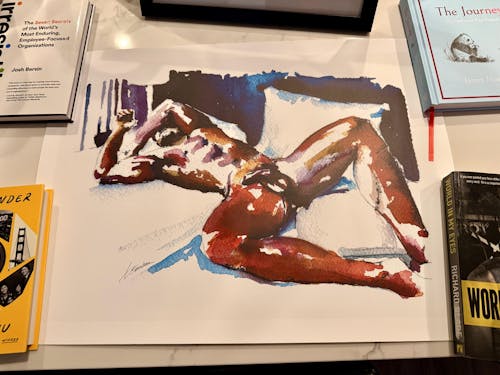 Sleeping Male Nude in Morning Light - Art Print