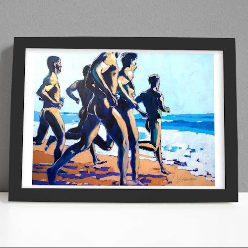 Peaches on the Shore – Art Print