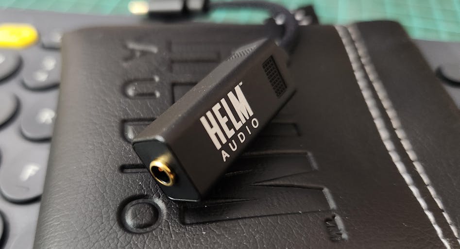 HELM Audio Bolt DAC/AMP, USB-C Portable High-End DAC/Headphone Amplifier  with MQA Playback. Mobile Studio Sound for Android, iOS and PC. USB-C to