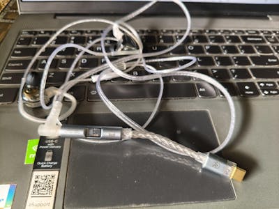 AUDIOCULAR SPARK Hi-Res Portable DAC Dongle CX31993 + MAX Amp