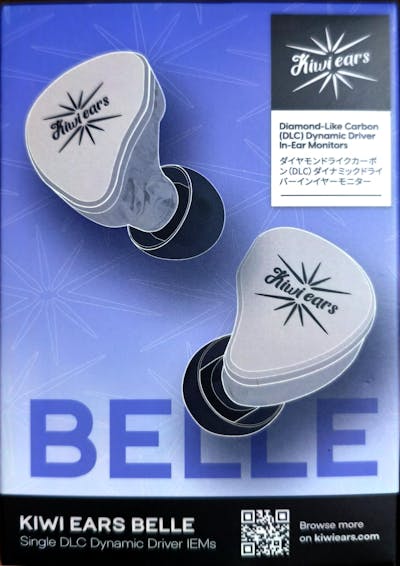 Kiwi Ears Belle 10mm DLC Dynamic Driver IEM With Mic