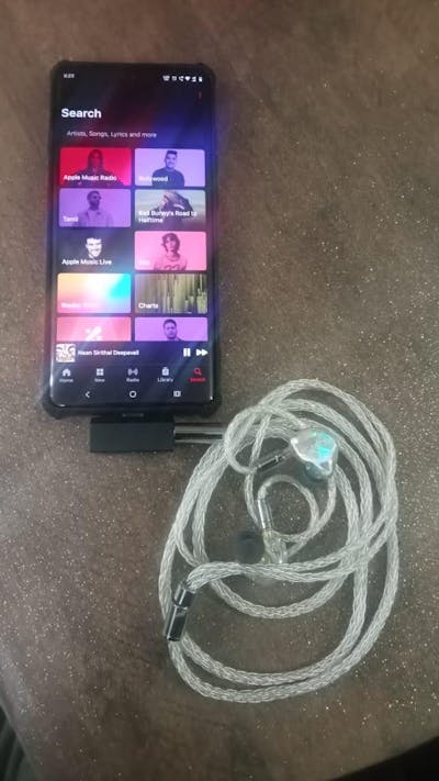 AUDIOCULAR C04 16-Core Silver-Plated Cable with Balanced 4.4mm Jack For IEMs