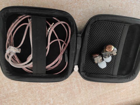 KZ EDX Pro Wired IEM With Mic & EarAudio Carry Case