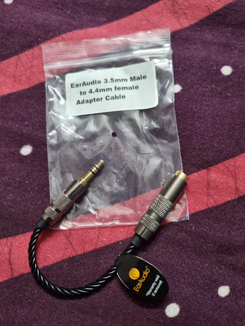 EarAudio 3.5mm Male to 4.4mm female Adapter Cable