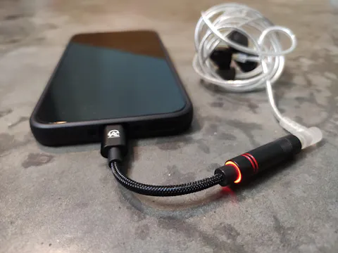 AUDIOCULAR BEAM Hi-Res Portable DAC Dongle CX31993 + MAX Amp