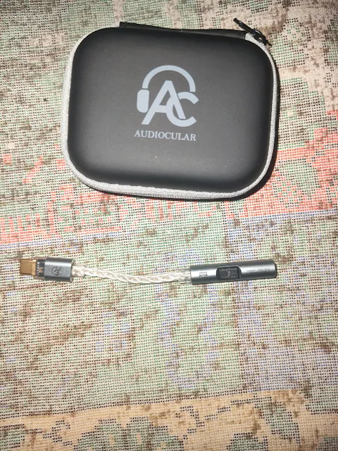AUDIOCULAR SPARK Hi-Res Portable DAC Dongle CX31993 + MAX Amp