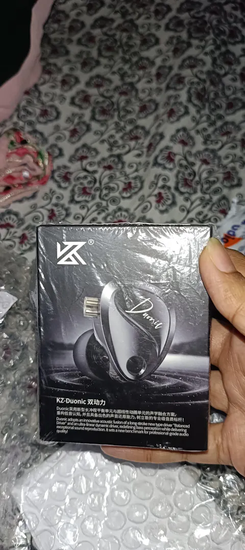 KZ Duonic Tri-Magnetic Planar Driver IEM With Mic