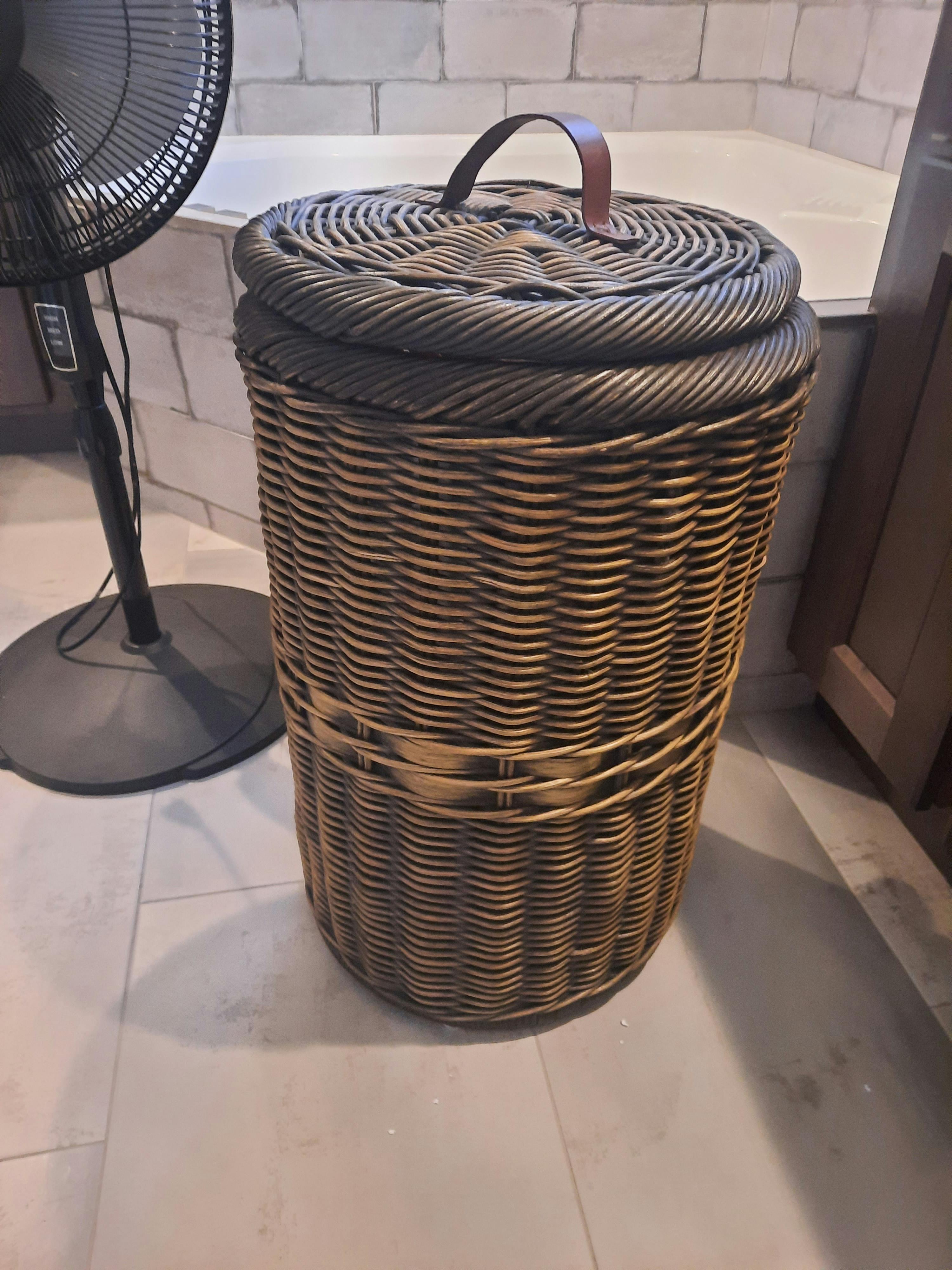 Tall Wicker Waste Basket With Metal Liner The Basket Lady   1628207828  20210804 191104  Original 