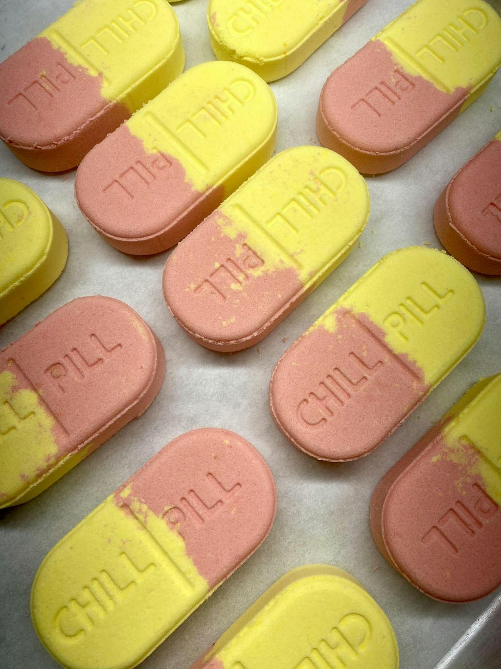 Oval Chill Pill Bath Bomb Mold