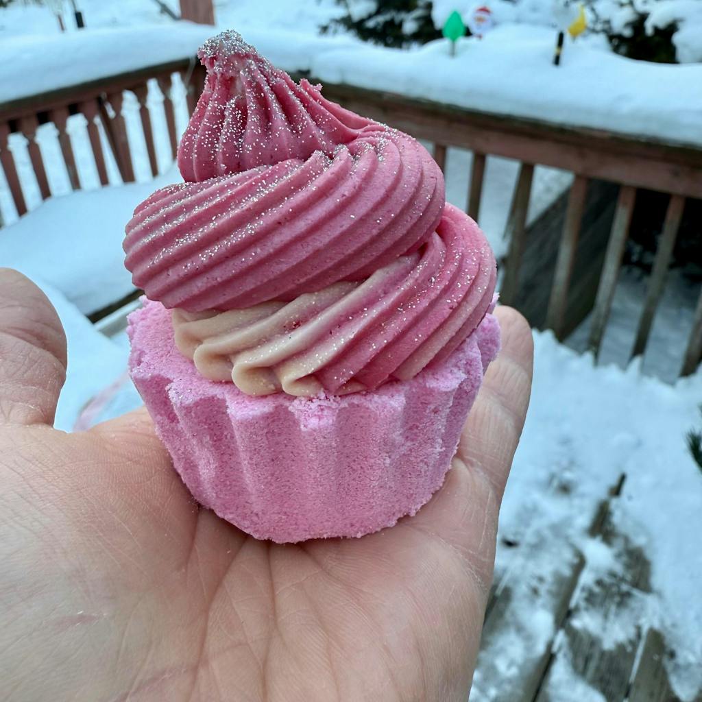 3D Cupcake Base Bath Bomb Mold