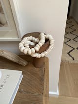 White Bone Beads (Saucer)