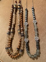 Rose Recycled Glass Beads (14mm)