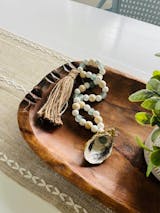 African Recycled Glass Beads Rose 14mm Strand | Handmade In Ghana Fair Trade Beads | Approximately 41-44 Beads