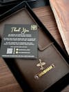 PERSONALISED TRAVEL WALLET - BROWN