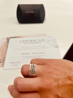 Unisex Rectangular Chunky Ring