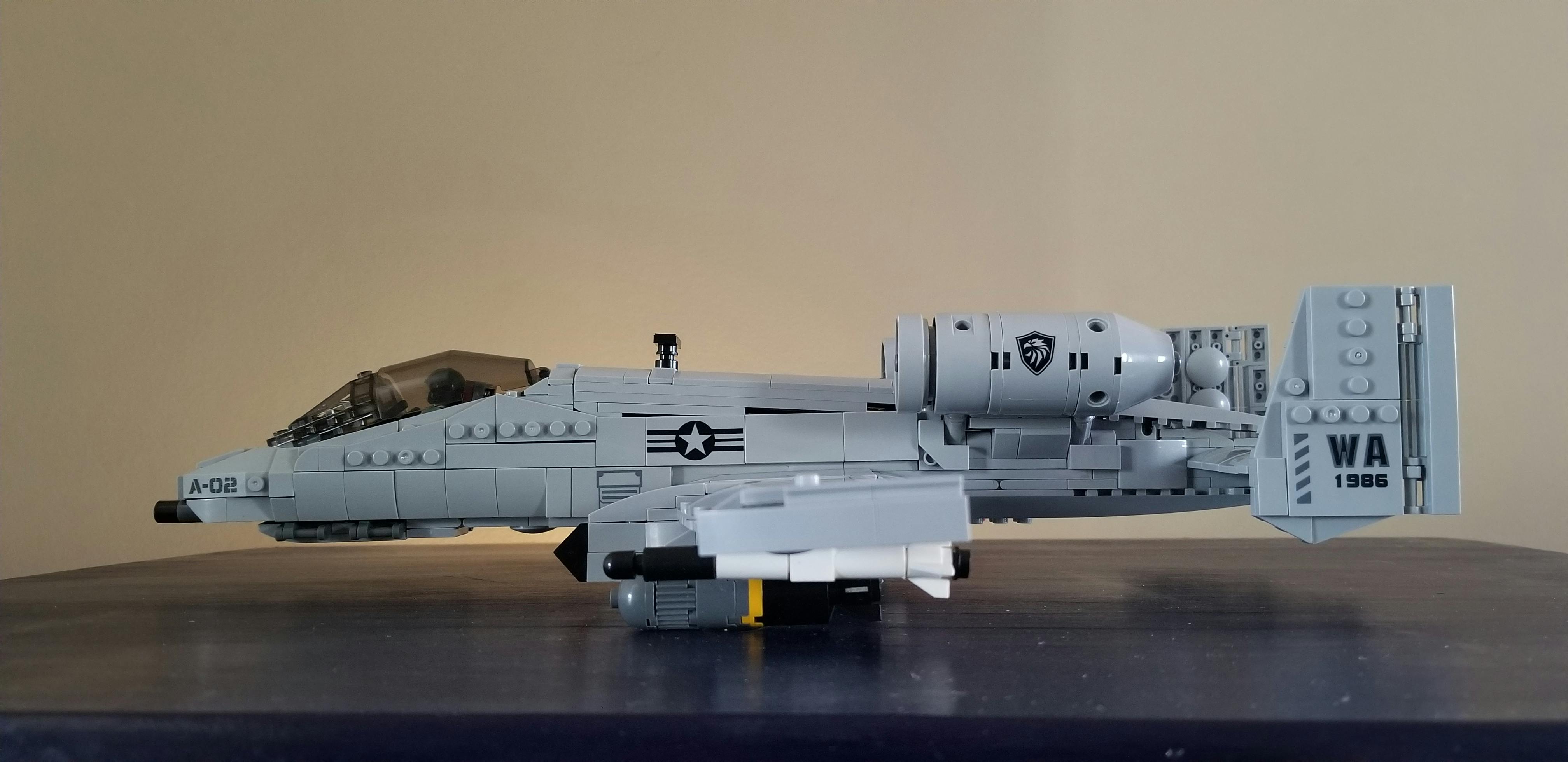 lego warthog plane