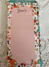 Tiggi & Bird - Individually Named Magnetic Shopping List Pad