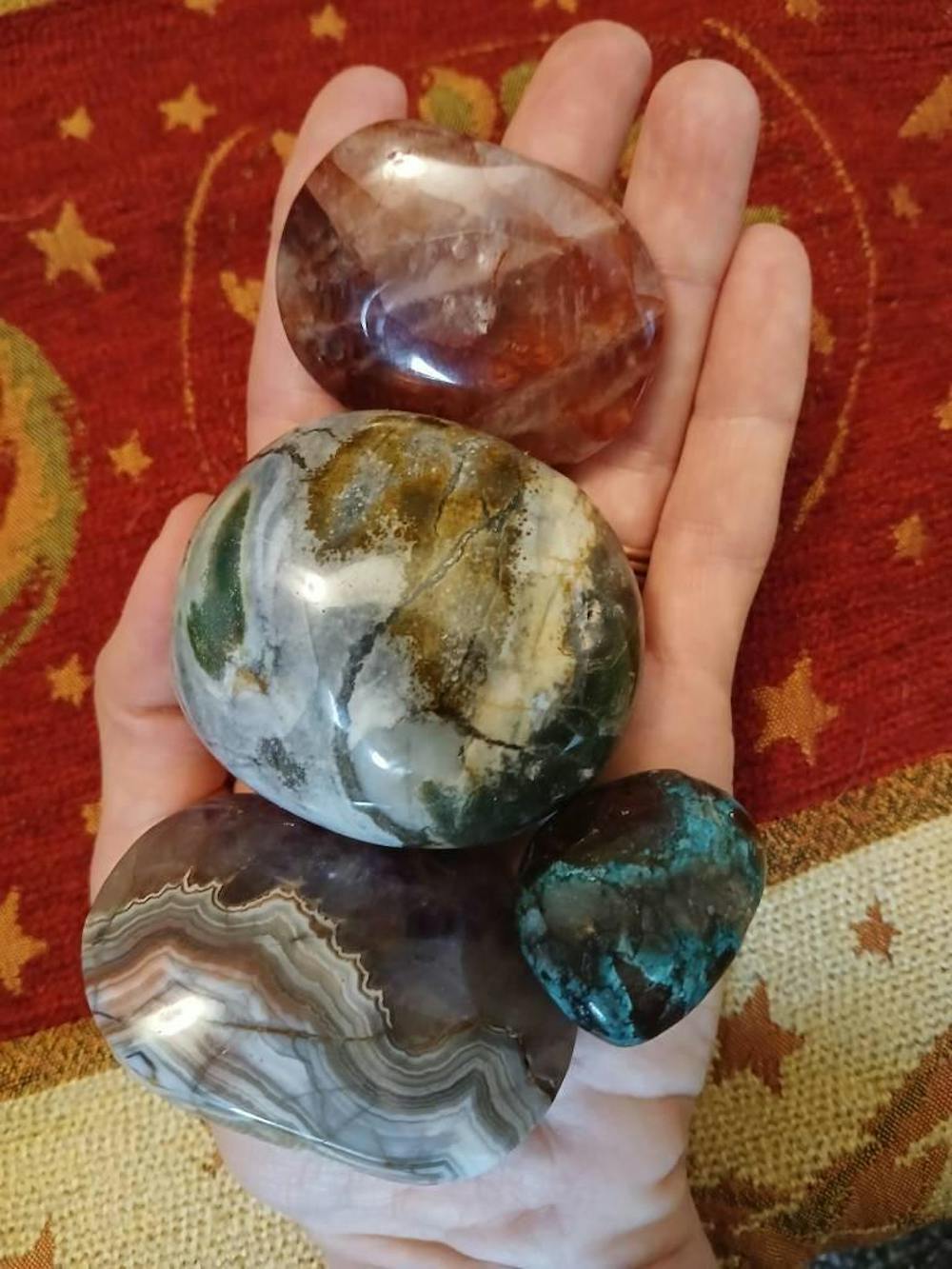 Amethyst Agate Palm