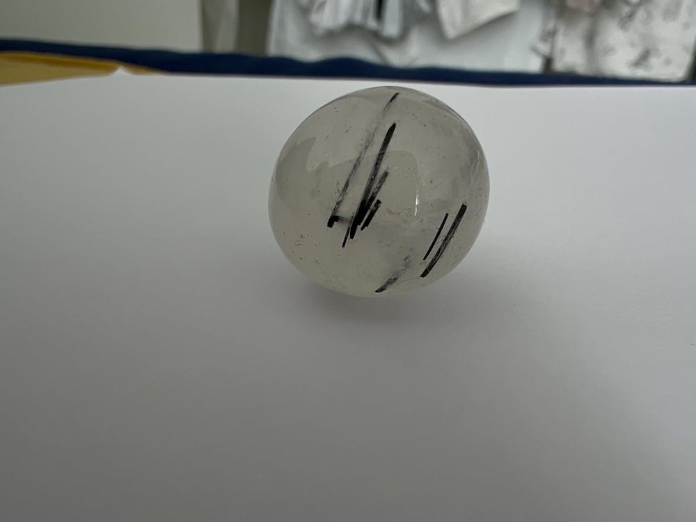 Black Tourmaline Rutile Quartz Tumbles