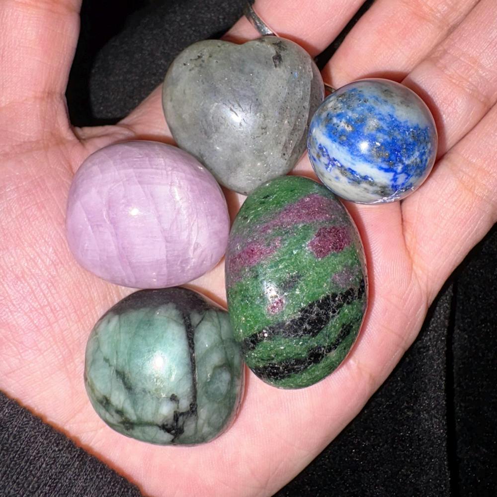 Ruby in Zoisite Tumble Stone