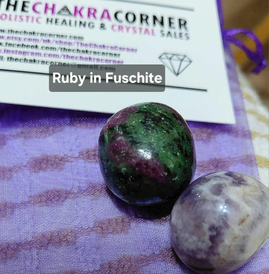 Ruby in Zoisite Tumble Stone