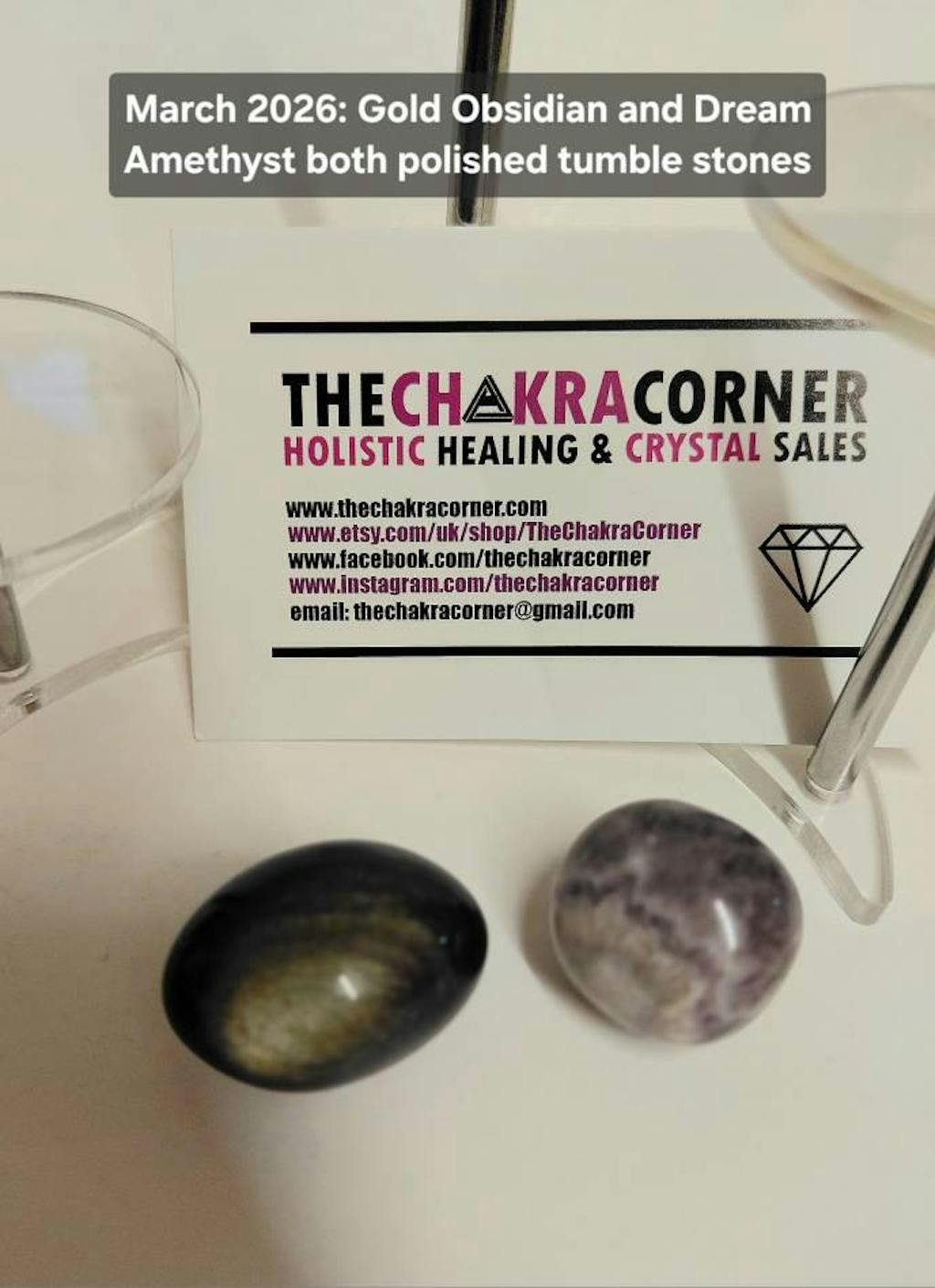 Gold Sheen Obsidian Tumble Stone