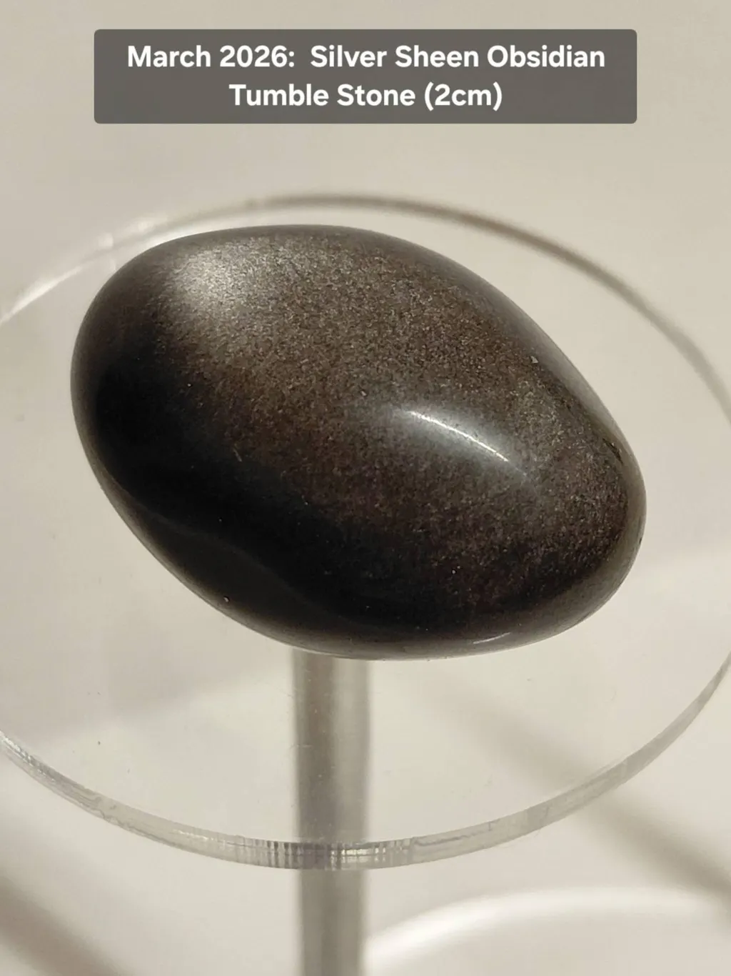 Silver Sheen Obsidian Tumble