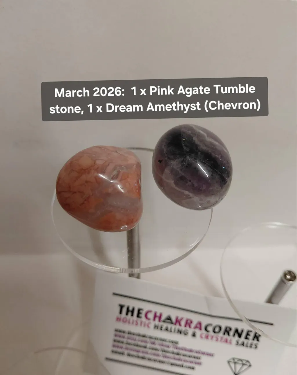 Pink Agate Tumble Stone