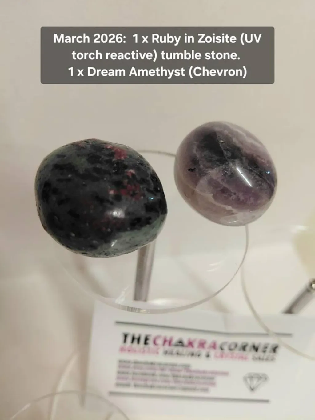 Ruby in Zoisite Tumble Stone